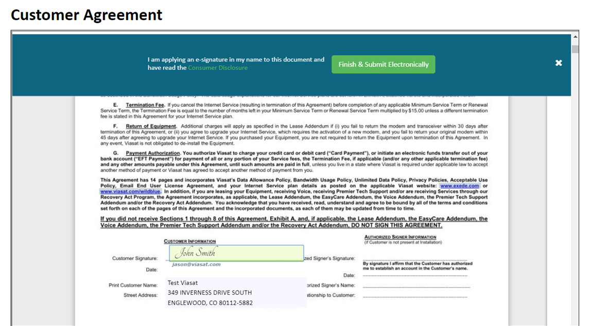 Residential Provisioning Portal Job Aid » Viasat eGuide