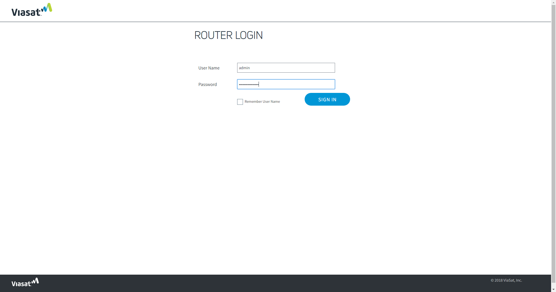 Viasat WiFi Gateway Router Settings Tab » Viasat eGuide
