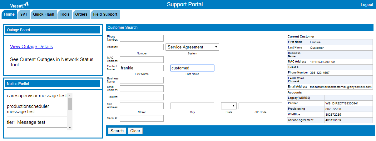 portal servicecenter wildblue