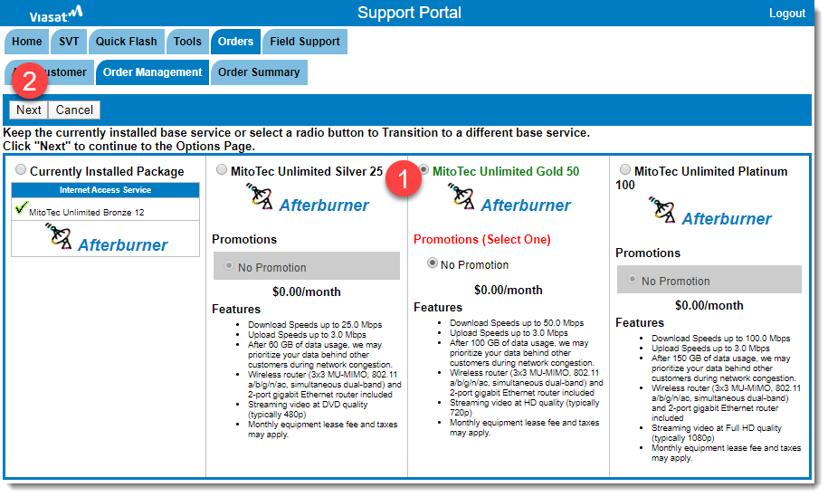 portal servicecenter wildblue